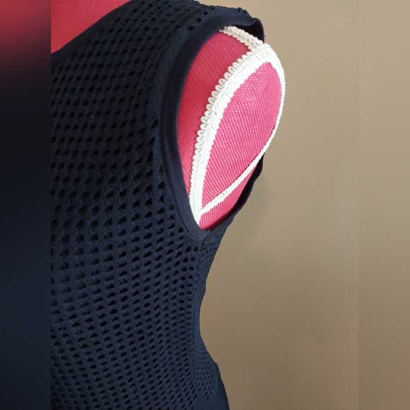 John + Jenn Lined Sleeveless Open Knit Tennis Dress, Size L - Picture 7 of 12